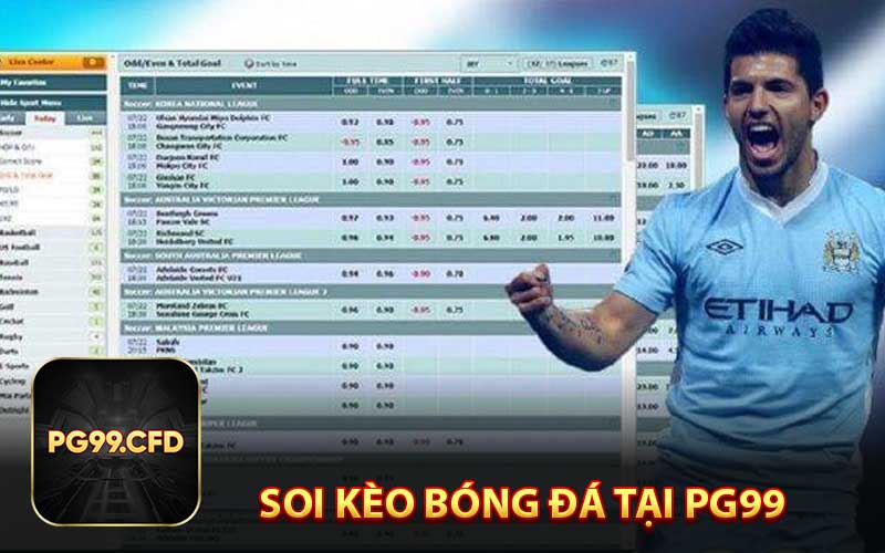 Soi kèo bóng đá tại PG99